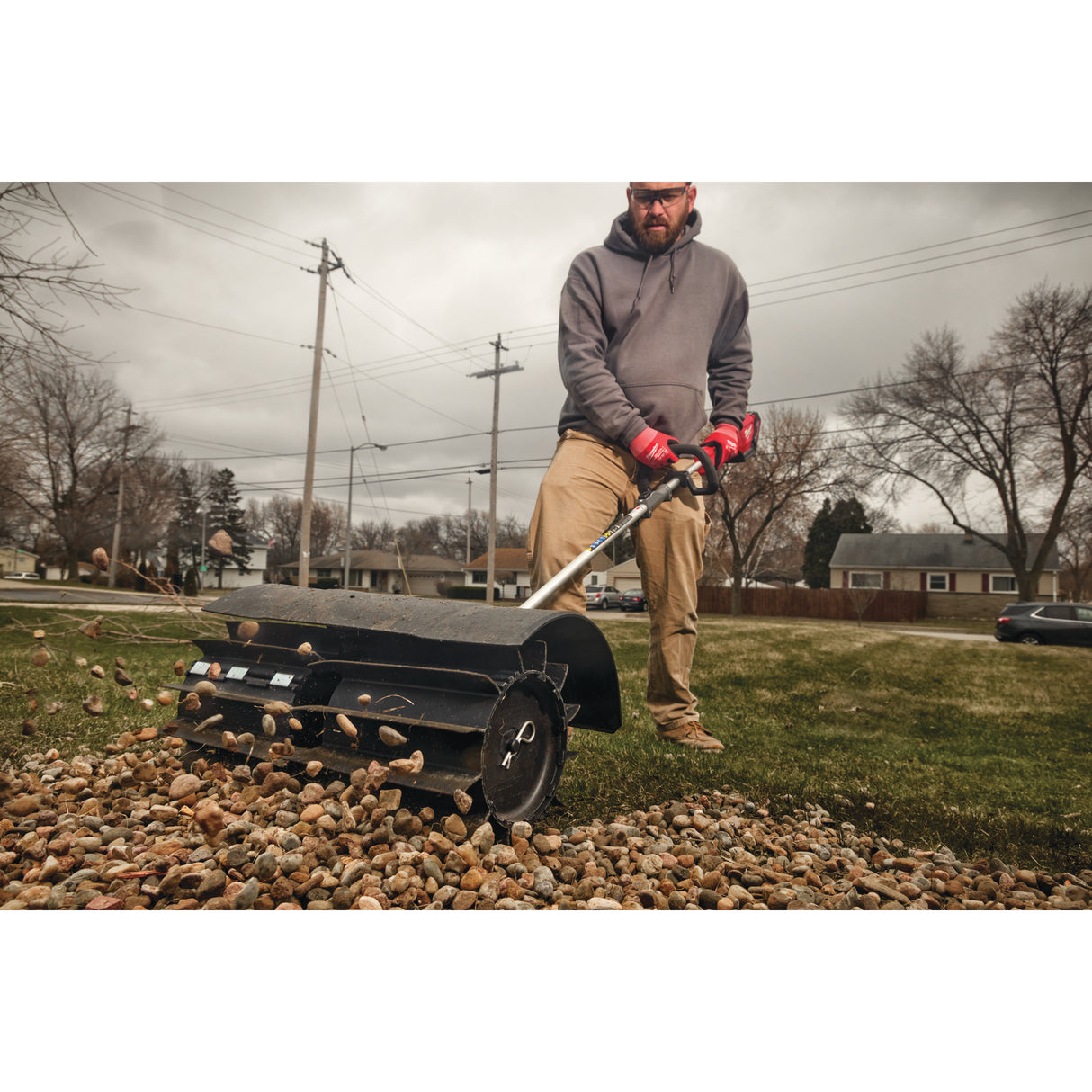 Milwaukee M18foph-rba atașament mătură de cauciuc   4932479984
