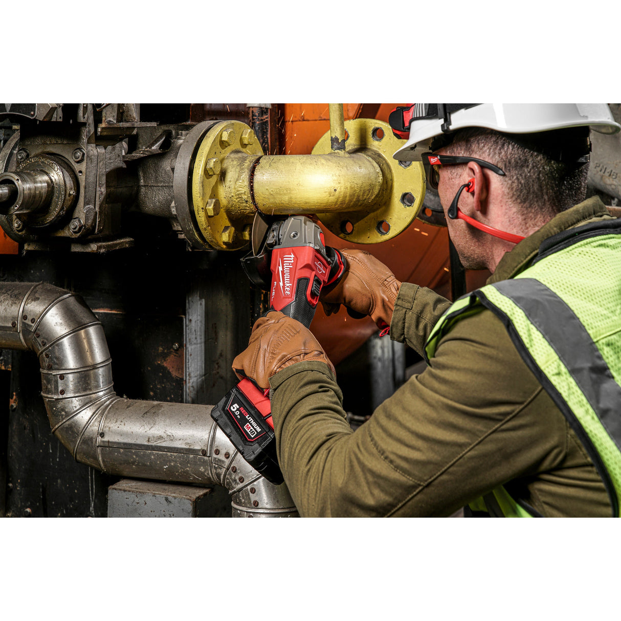 M18 FSAG125XB Polizor unghiular 125 mm cu frânare și comutator culisant M18 FUEL™ Milwaukee