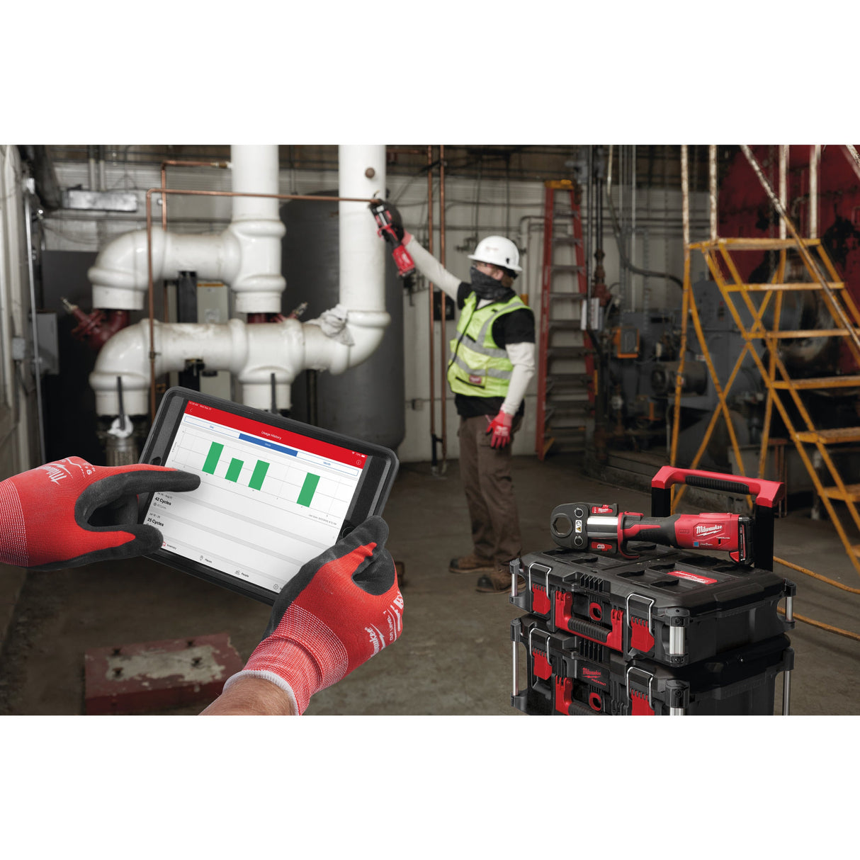 M18 ONEBLHPT Presă M18™ FORCE LOGIC™ ONE-KEY™ compactă cu motor fără perii Milwaukee