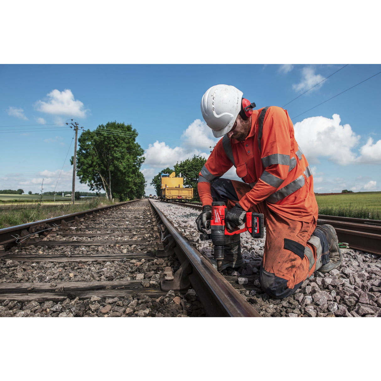 M18 ONEFHIWF1 Cheie de impact 1″ ONE-KEY™ M18 FUEL™, cuplu ridicat și inel de fixare Milwaukee