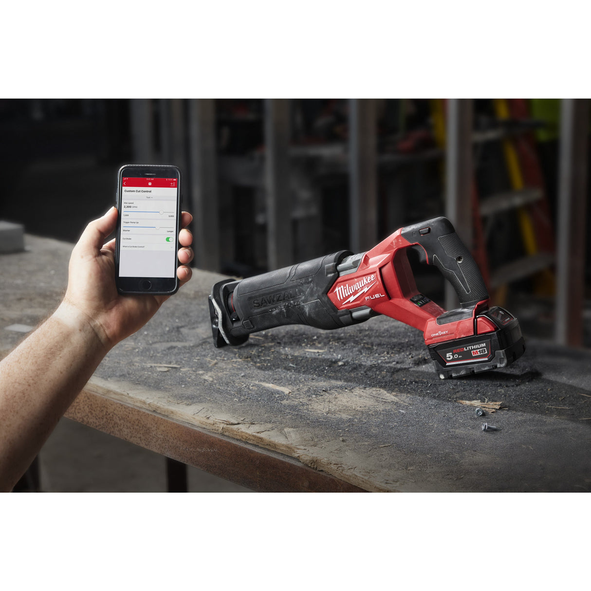 M18 ONEFSZ Fierăstrău sabie M18 FUEL™ ONE-KEY™ SAWZALL™ Milwaukee
