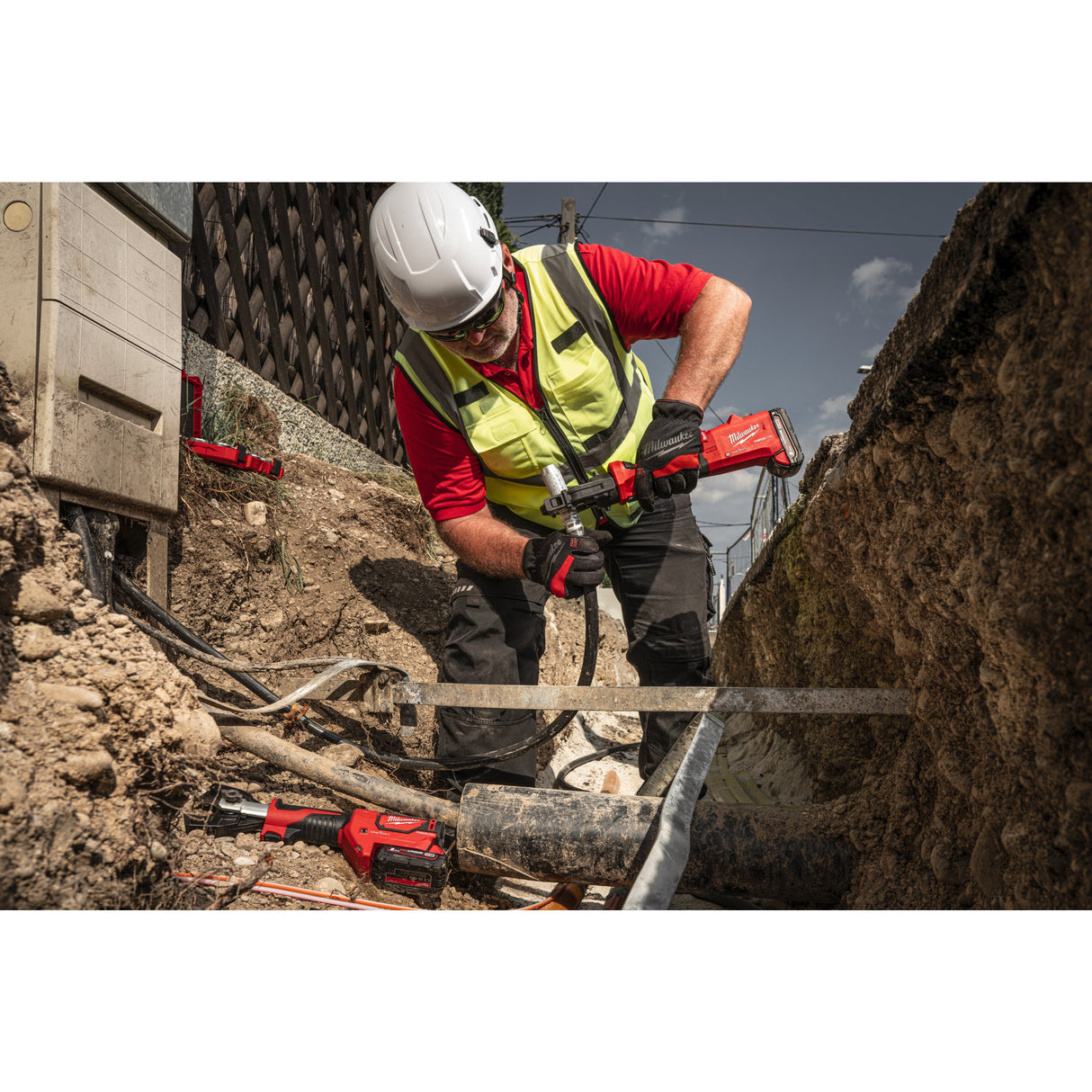 M18 ONEHCCT60 Presă hidraulică pentru cabluri 60 kN M18™ FORCE LOGIC™ Milwaukee