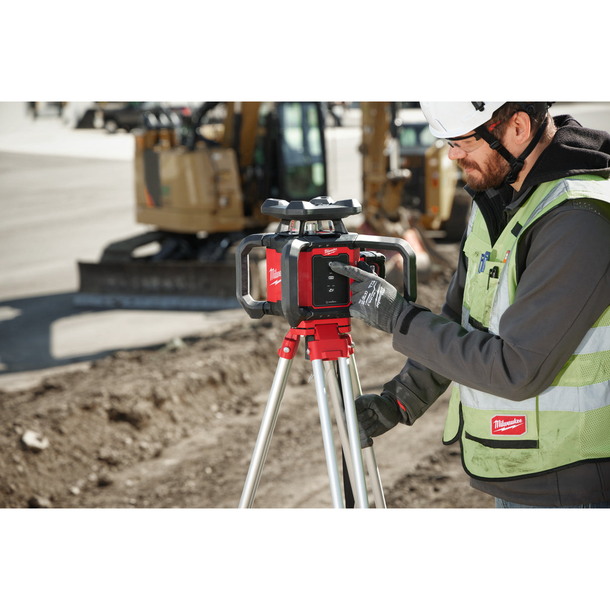 Milwaukee M18rloh600-201c nivelă laser rotativă orizontală M18™ 600 m cu one-key™ 4933493191