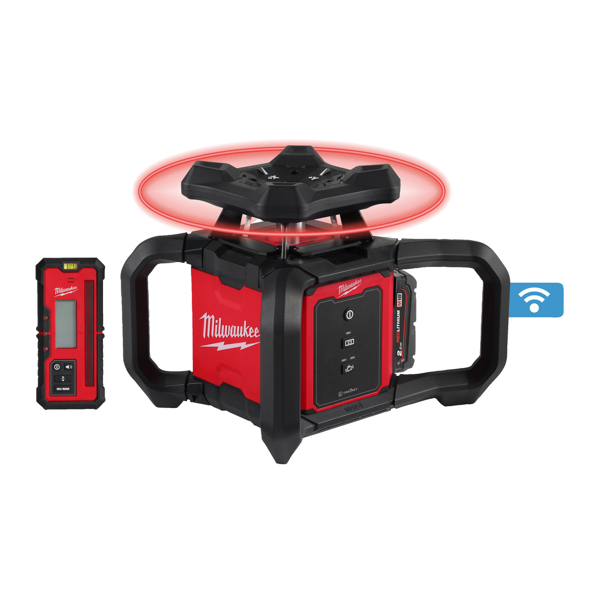 Milwaukee M18rloh600-201c nivelă laser rotativă orizontală M18™ 600 m cu one-key™ 4933493191