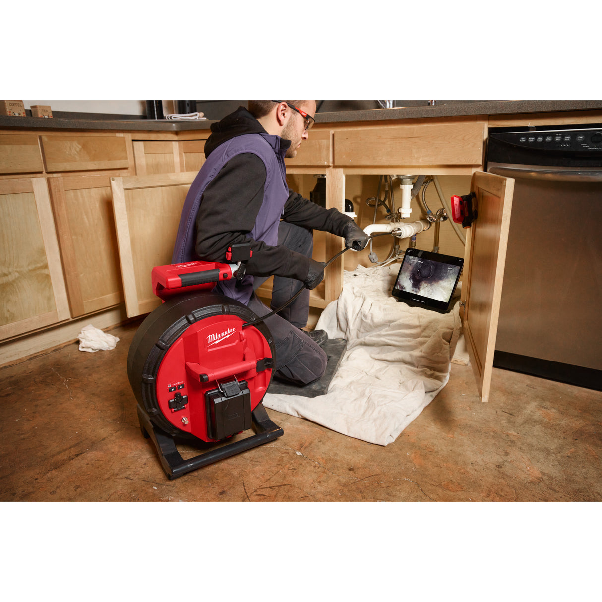 Milwaukee M18sic30hdr-0 cameră de inspecție canalizare M18™ 30 m, cap de cameră hdr de 25 mm 4933493952