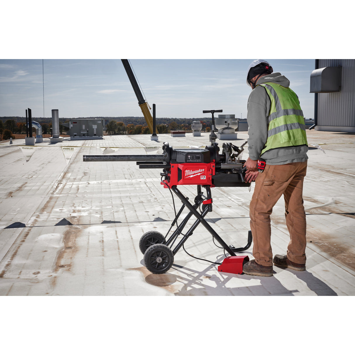 MXF PTR2 Dispozitiv de filetat țevi 2″ MX FUEL™ ONE-KEY™ Milwaukee