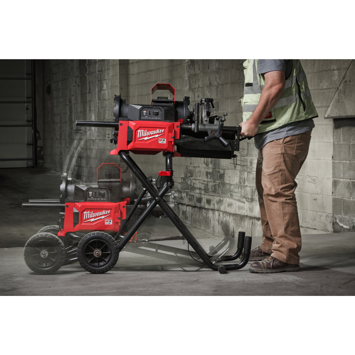 MXF PTR2 Dispozitiv de filetat țevi 2″ MX FUEL™ ONE-KEY™ Milwaukee