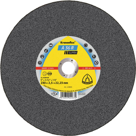 A 36 R Discuri debitare, 115 x 2 x 22,23 mm Drept