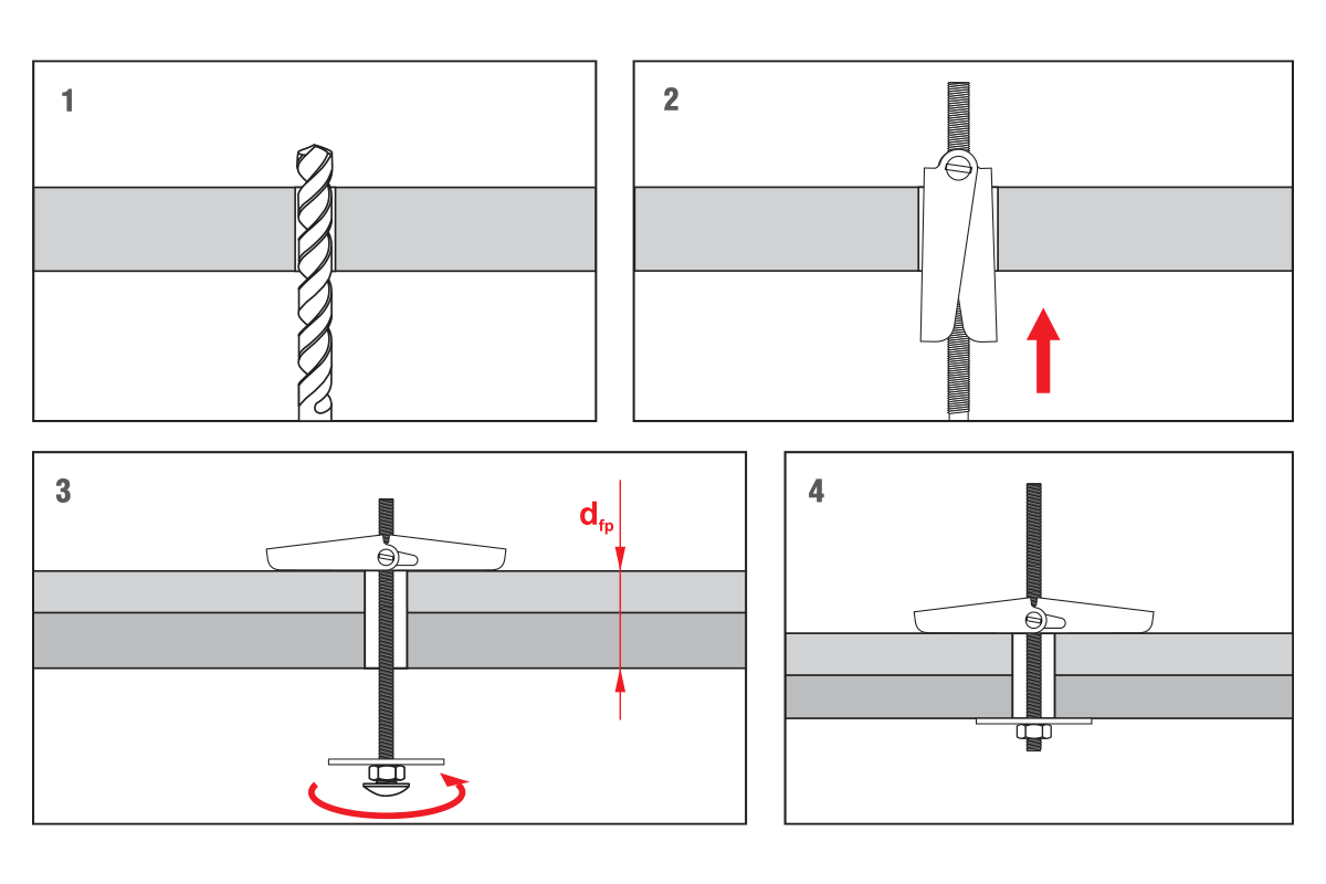 M - Ancoră cu arc tip umbrelă