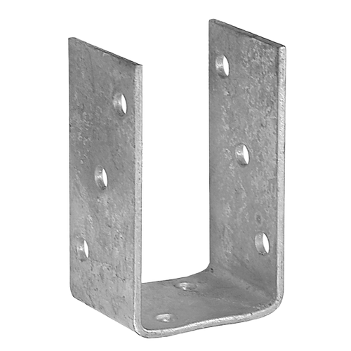 PSO 120 Suport stâlp tip U ZNZ 121x120x60x4,0 galben galvanizat