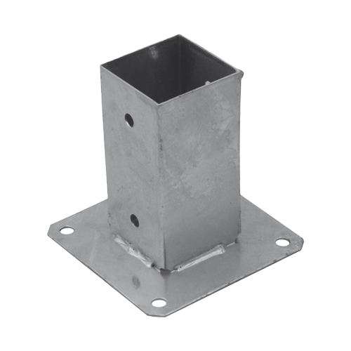 PSP 100 Suport stâlp cu fixare în șuruburi 101x150x2 mm