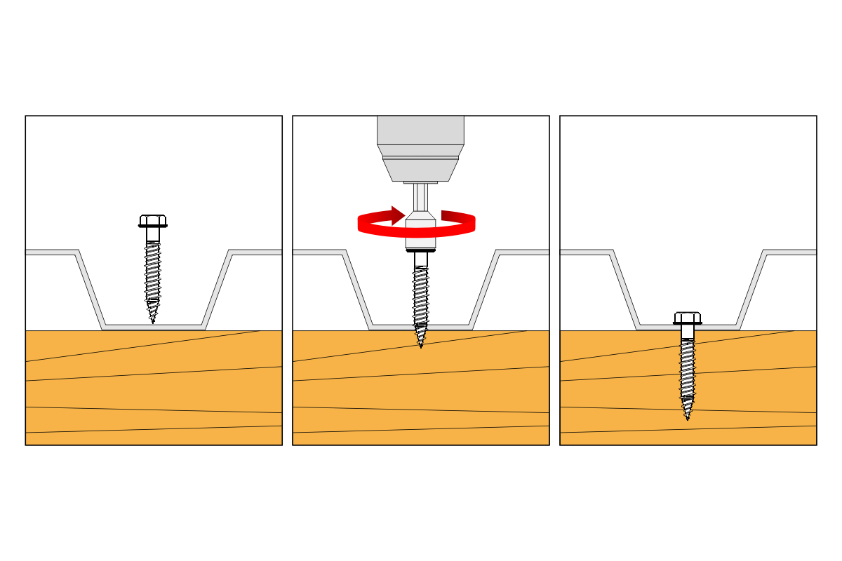 WB6 - Șurub fixare pentru beton