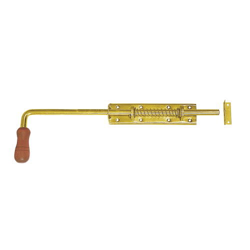 WSP 420 Zăvor cu arc si mâner din lemn 420x190x50 mm