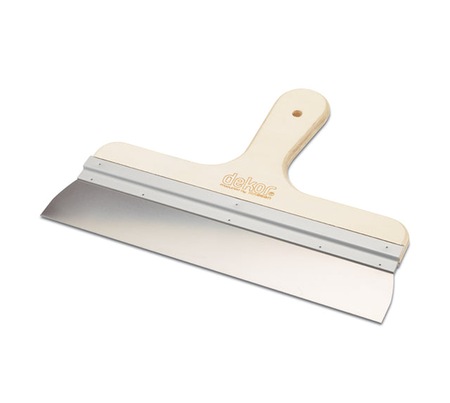 Spatulă cu mâner curbat din lemn