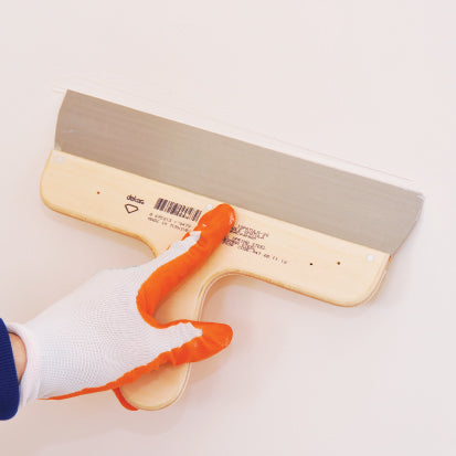 Spatulă cu mâner curbat din lemn