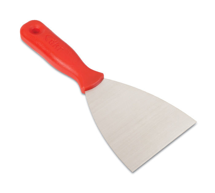 Șpaclu din oțel cu mâner din plastic