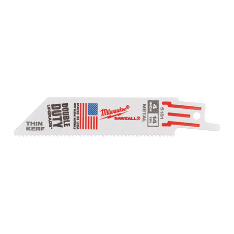 Milwaukee Pânze sabie 100/1,8 mm bimetal, co - 5 bucăți 48005181