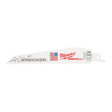 Milwaukee Pânză sabie 150 mm, 8/3,2 mm bimetal, co - 5 bucățiăți 48005701