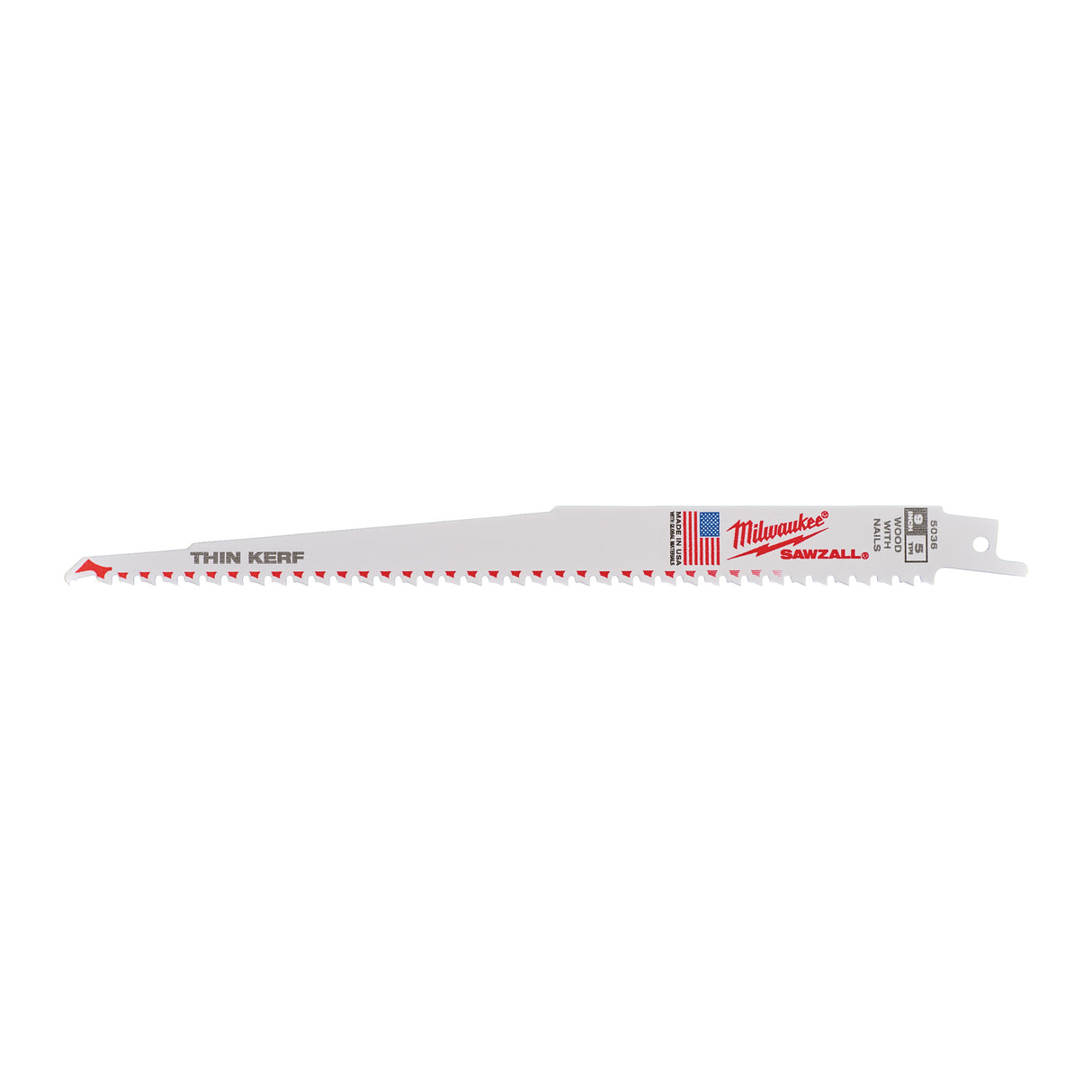 Milwaukee Set pânze thin kerf pentru fierăstrău sabie sawzall, 230x5 - 50 bucăți 48016036