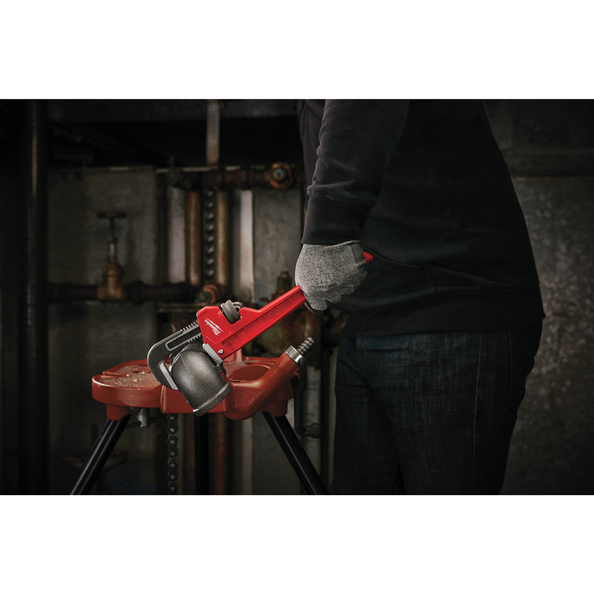 Milwaukee Cheie din oțel pentru țevi 12” 48227112