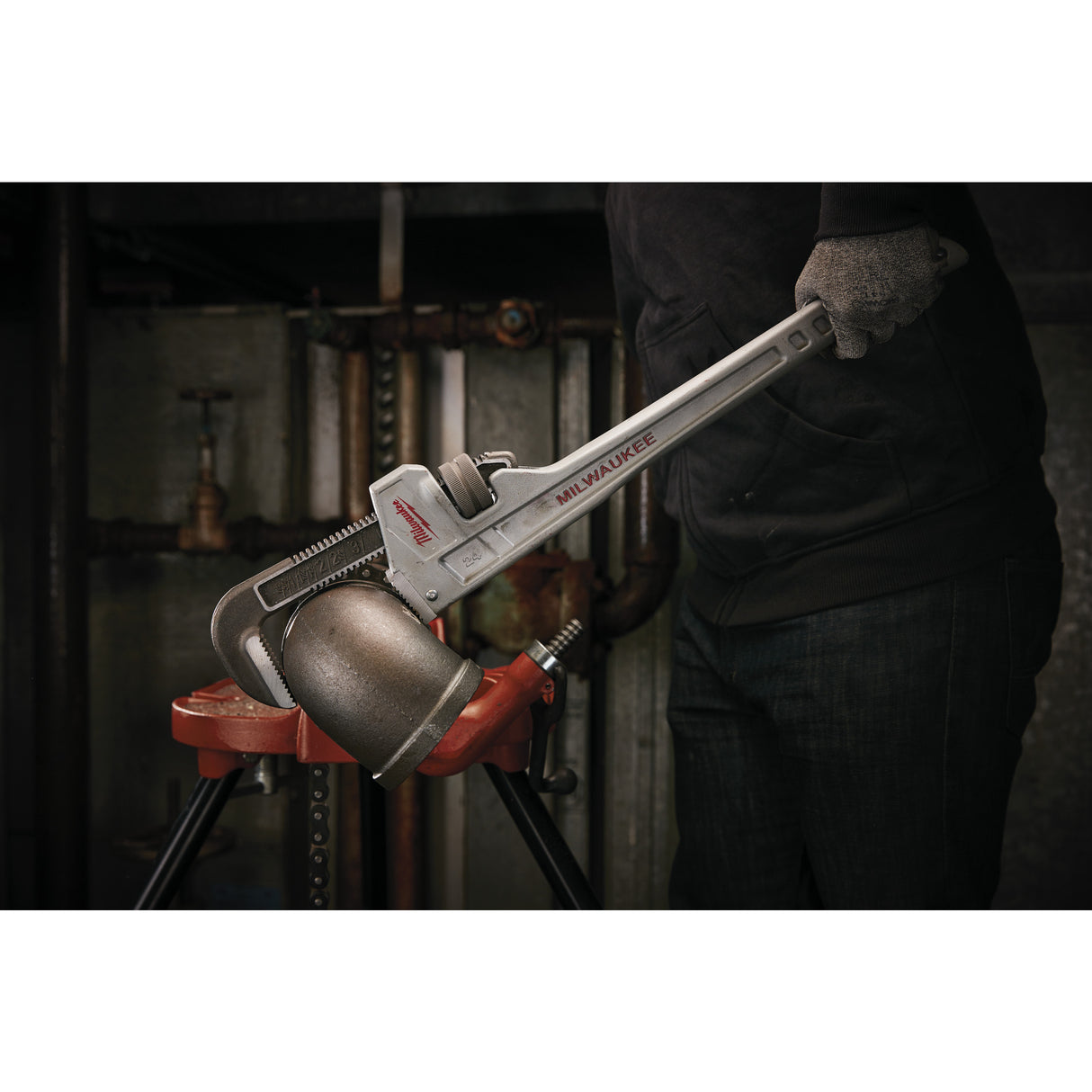 Milwaukee Clește pentru țevi din aluminiu, 600 mm 48227224