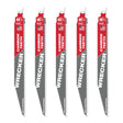 Milwaukee Pânze fierăstrău sabie TCT WRECKER 230x6T - 5 buc 48475542