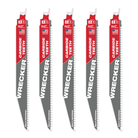 Milwaukee Pânze fierăstrău sabie TCT WRECKER 230x6T - 5 buc 48475542