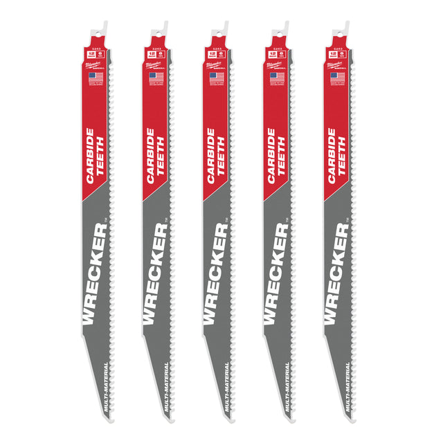 Milwaukee Pânze fierăstrău sabie TCT WRECKER 300x6T - 5 buc 48475543