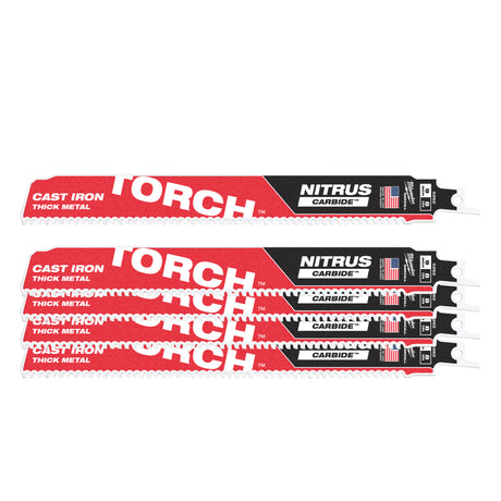 Milwaukee Pânze fierăstrău sabie TCT TORCH NITRUS 230x8T - 5 buc 48475562