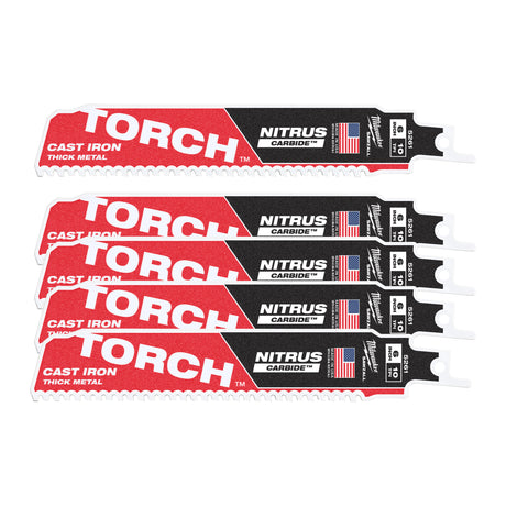 Milwaukee Pânze fierăstrău sabie TCT TORCH NITRUS 150x10T - 5 buc 48476551