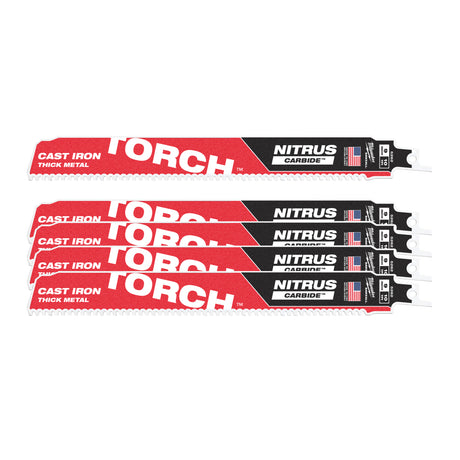 Milwaukee Pânze fierăstrău sabie TCT TORCH NITRUS 230x10T - 5 buc 48476552