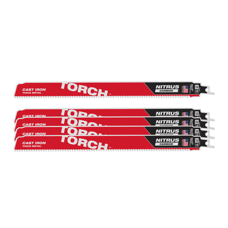 Milwaukee Pânze fierăstrău sabie TCT TORCH NITRUS 300x10T - 5 buc 48476553