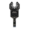 Milwaukee 48851201 Pânză bi-metal cu acoperire îmbunătățită cu titan, cu lățime de tăiere îngustă și subțire de 10 mm pentru a tăia în zone greu accesibile, concepute pentru tăierea metalelor moi, șuruburilor, cuielor, pvc și gips carton.