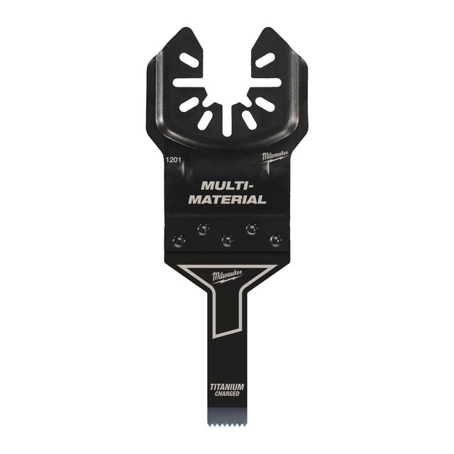 Milwaukee 48851201 Pânză bi-metal cu acoperire îmbunătățită cu titan, cu lățime de tăiere îngustă și subțire de 10 mm pentru a tăia în zone greu accesibile, concepute pentru tăierea metalelor moi, șuruburilor, cuielor, pvc și gips carton.