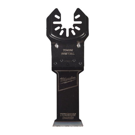 Milwaukee 48851259 Pânze bi-metalice cu acoperire îmbunătățită cu titan, cu lățime de tăiere mai îngustă și corp mai lung, concepute pentru tăierea metalelor moi, șuruburilor, cuielor, pvc și gips carton.