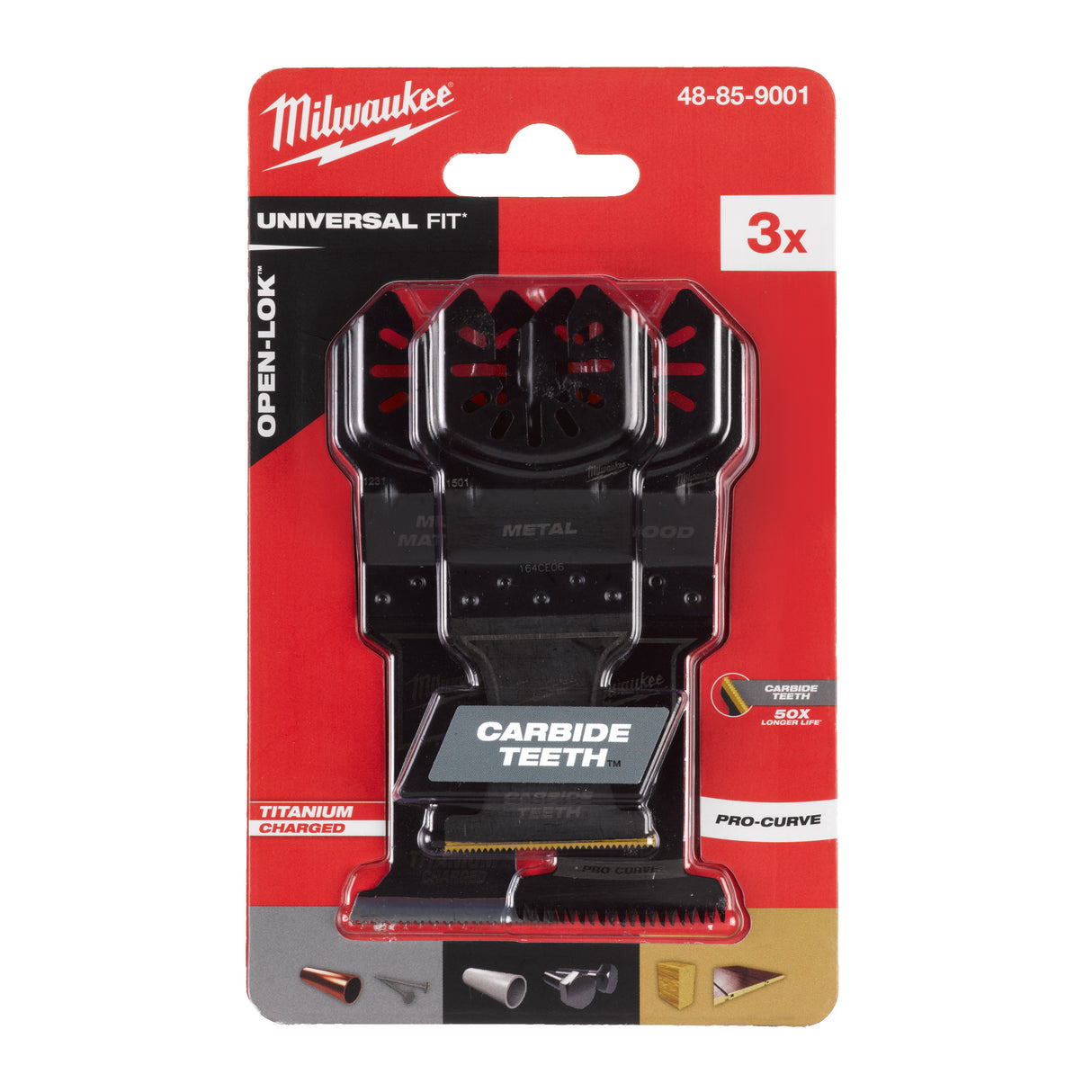 Milwaukee 48859001 Set 3 pânze