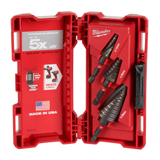 Burghie în trepte SHOCKWAVE™ IMPACT DUTY pentru metal și plastic Milwaukee