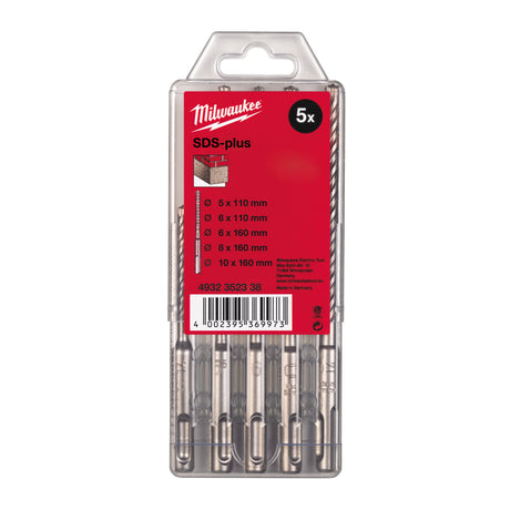 Milwaukee Set burghie sds+ m2 ø5,6x110 și ø6/8/10x160 mm 4932352338