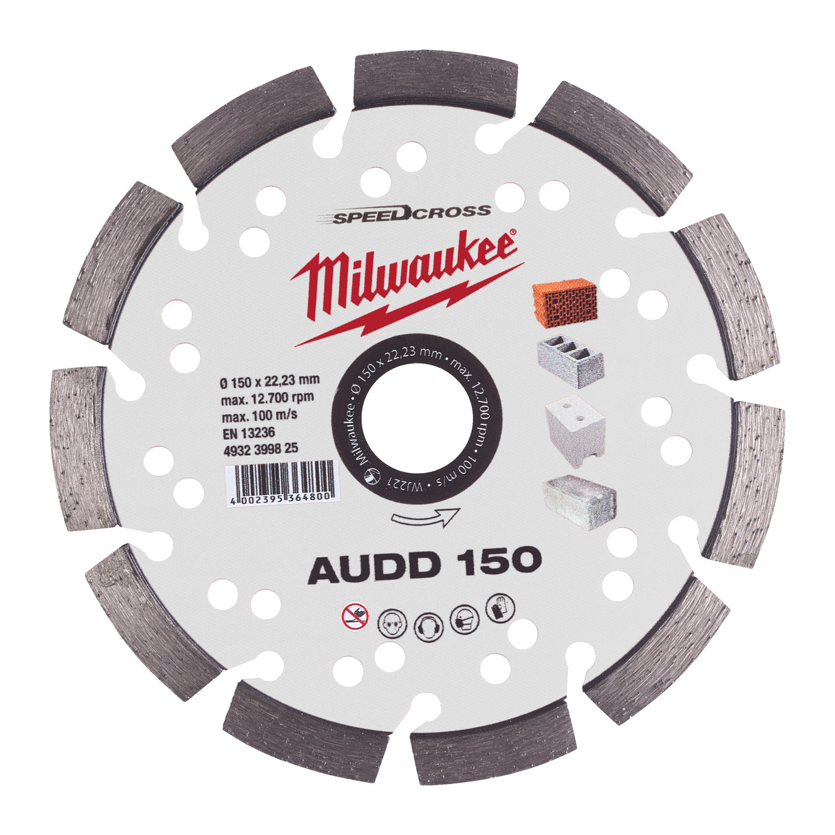 Milwaukee Disc diamantat audd 150 mm 4932399825