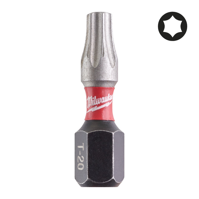 Milwaukee Cd SHOCKWAVE ir tx 20 x 25 mm (25 buc) - 10 buc. 4932430875