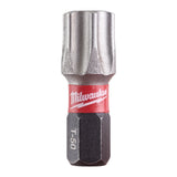 Biți TX pentru șurubelnițe SHOCKWAVE™ IMPACT DUTY Milwaukee