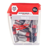 Biți TX pentru șurubelnițe SHOCKWAVE™ IMPACT DUTY Milwaukee