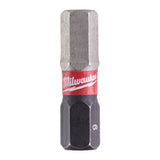 Biți Hex pentru șurubelnițe SHOCKWAVE™ IMPACT DUTY Milwaukee