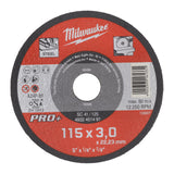 Discuri PRO+ pentru debitare metal Milwaukee