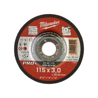 Discuri PRO+ pentru debitare metal Milwaukee