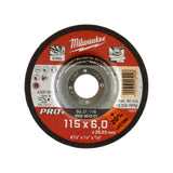 Milwaukee Disc pentru șlefuit metal 115x6 pro+  4932451501