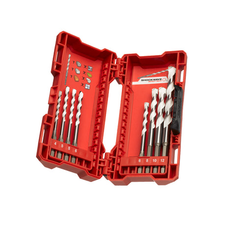 Milwaukee Set 8 bucăți burghie multi material  4932471112
