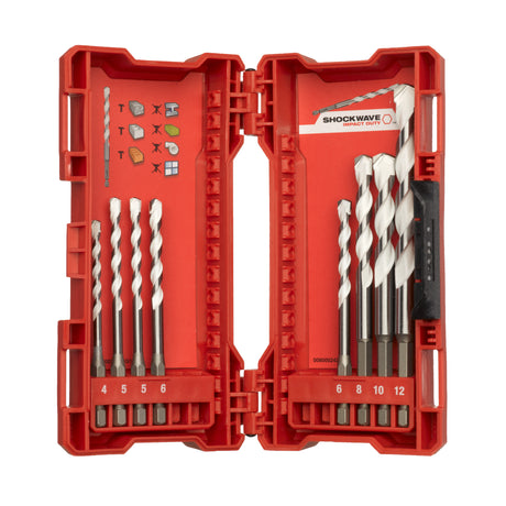 Milwaukee Set 8 bucăți burghie multi material  4932471112