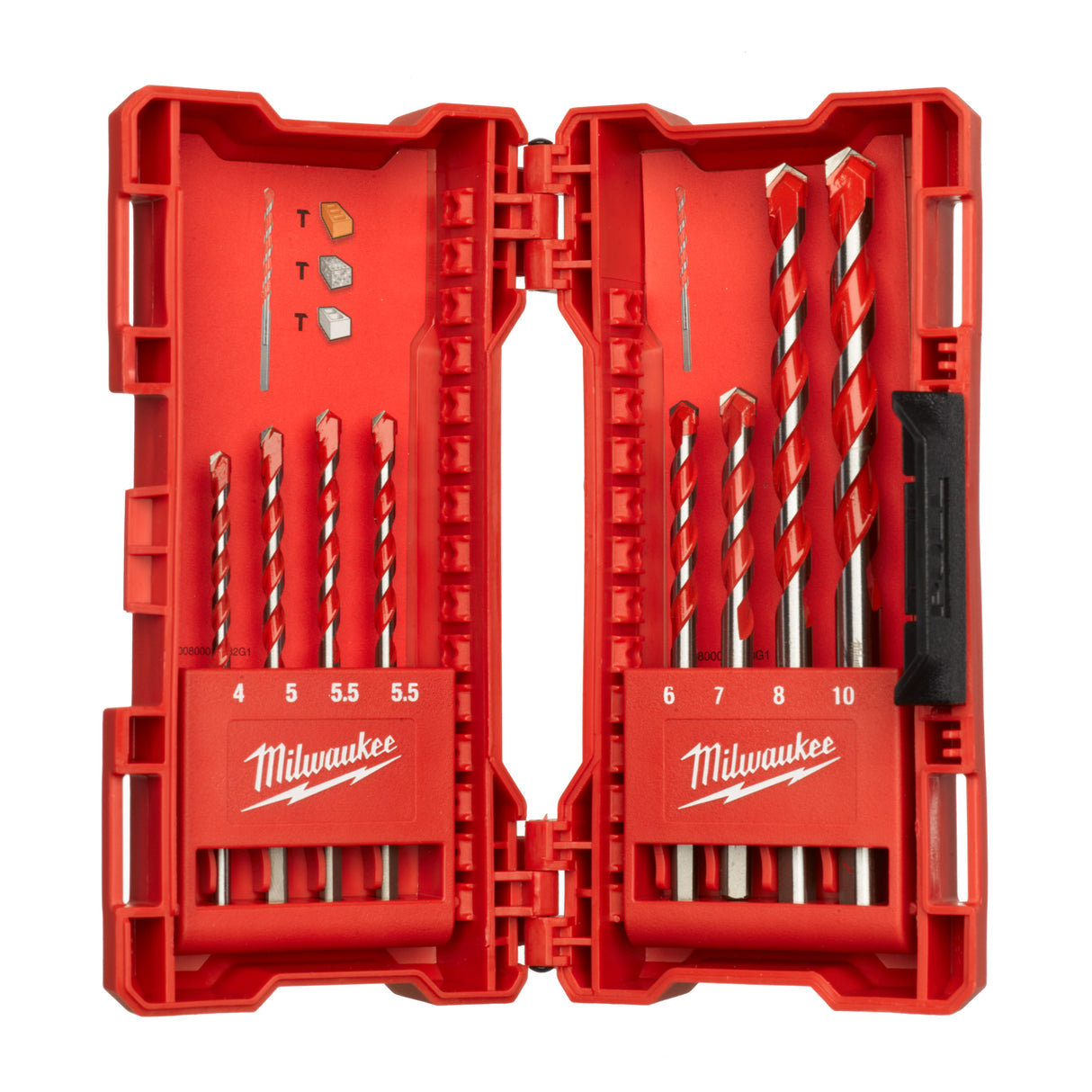 Milwaukee Set 8 bucăți burghie pentru beton  4932471193