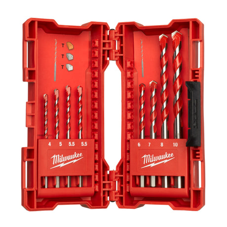 Milwaukee Set 8 bucăți burghie pentru beton  4932471193